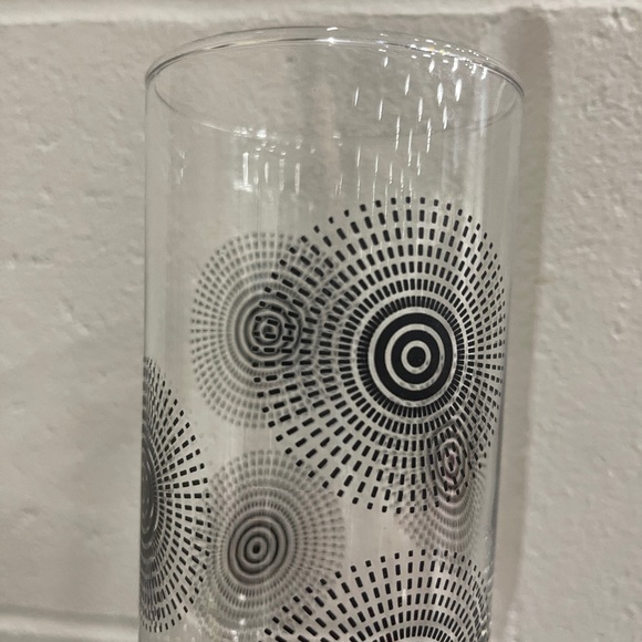 Set of 3 Libbey Royal Norfolk Starburst Atomic Glass Tumblers - 16 oz - Vintage - Picture 12 of 13